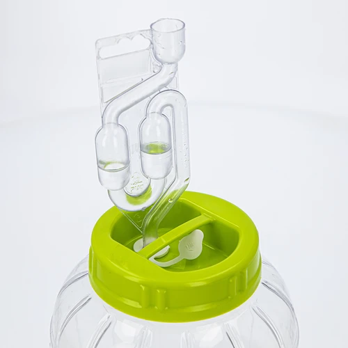 Tappo in plastica fi 100 twist-off con foro e sughero - 7