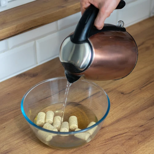 Tappo in sughero naturale agglomerato, cilindrico Ø 22 x 38 mm, 20 pz - 4