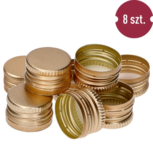 Tappo per bottiglie fi 28/18 - dorato - 8 pezzi - 2