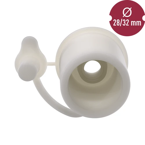 Tappo per damigiana fi 28/32 mm con chiusura - 3