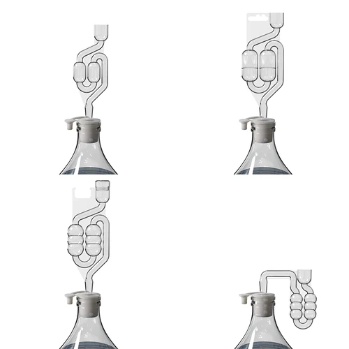 Tappo per damigiana Ø 28/32 mm con chiusura - 4