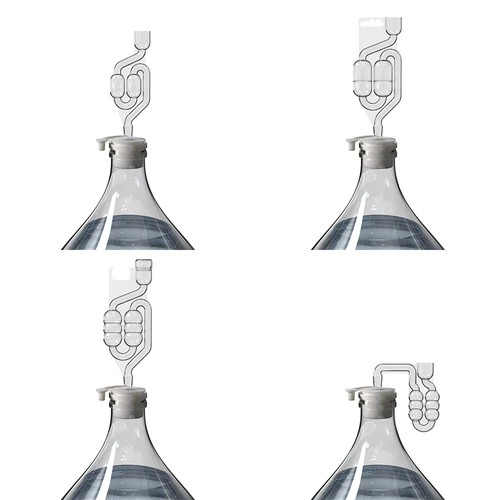 Tappo per damigiana Ø 40/43 mm con chiusura integrata - 4