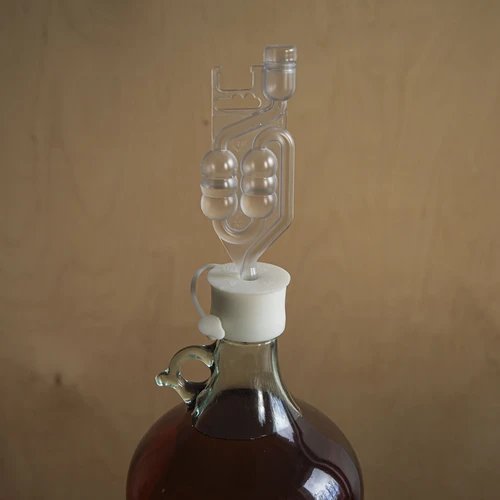 Tappo per damigiana Ø 50/54 mm con tappino di chiusura - 8