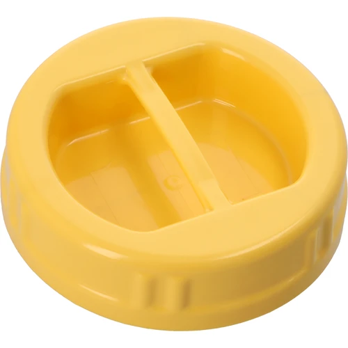 Tappo TO Ø100 mm giallo, in plastica, con maniglia, per vasetti in vetro