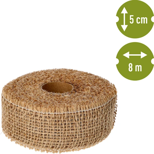 Taśma jutowa 5 cm /  8 m - 4