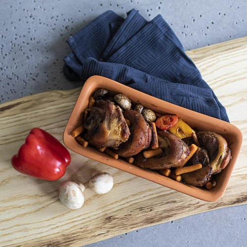 Tegame romano in terracotta 2 L - 8