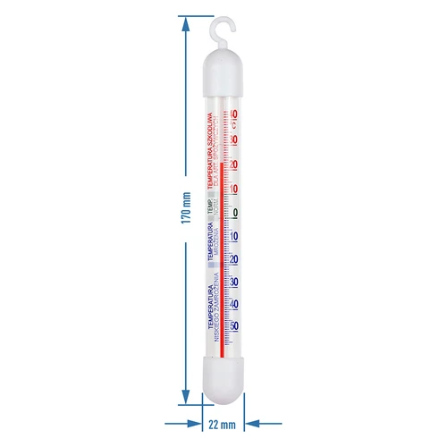 Termometr do lodówek i zamrażarek (-50°C do +40°C) 17cm - 2