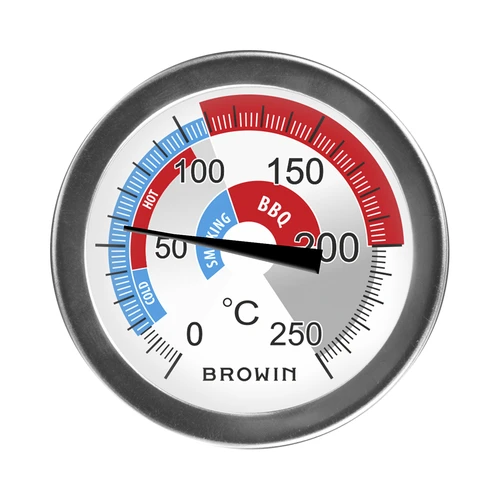Termometr do wędzarni i BBQ (0°C do +250°C) 5,7cm - 2