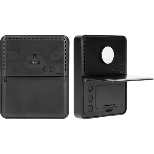 Termometr elektroniczny pokojowy, czarny - 6
