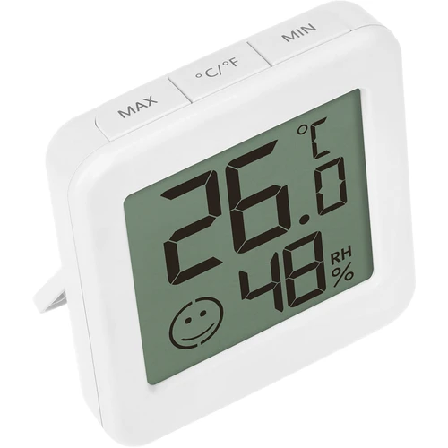 Termometr elektroniczny ze wskaźnikiem komfortu, biały - 4