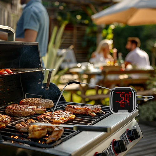 Termometr kuchenny z Bluetooth, 2 sondy - 11