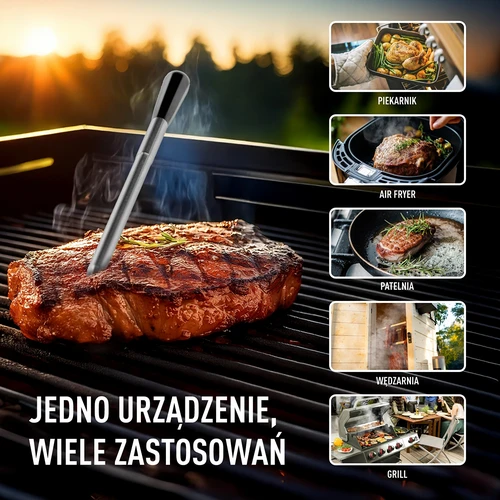 Termometr kulinarny z sondą bezprzewodową Bluetooth - 9
