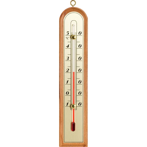 Termometr pokojowy ze złotą skalą (-10°C do +50°C) 22cm, mix