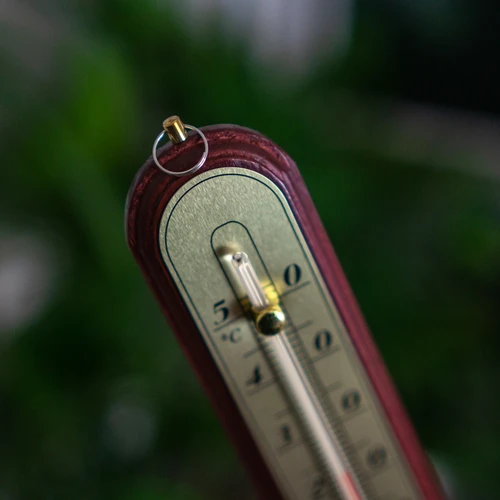 Termometr pokojowy ze złotą skalą (-10°C do +50°C) 22cm, mix - 4