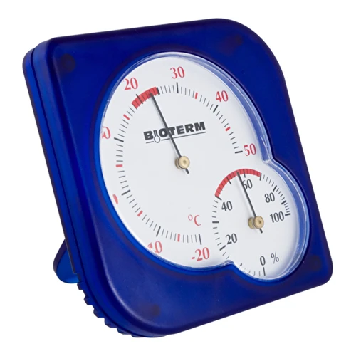 Termometr wewnętrzny bimetaliczny z higrometrem (-20 do +50°C) mix - 4
