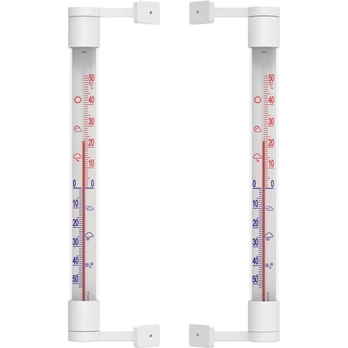 Termometr zewnętrzny biały (-50°C do +50°C) 22cm - 3