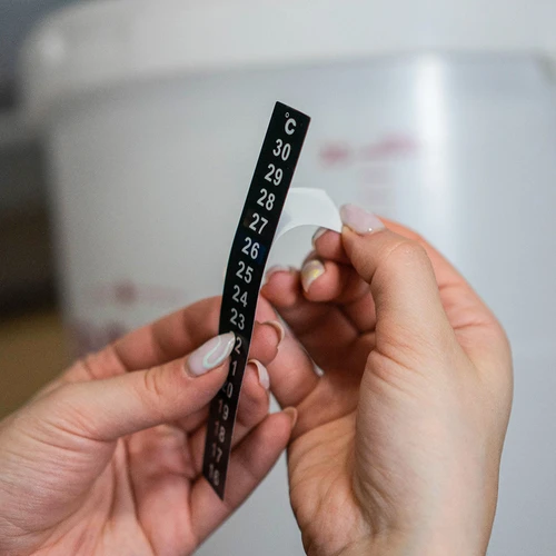 Termometro a cristalli liquidi (da +16°C a +30°C) 13 cm - 4