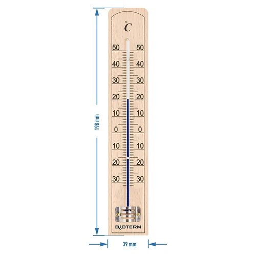 Termometro da camera con protezione rinforzata del capillare (-30°C a +50°C) 20cm - 2
