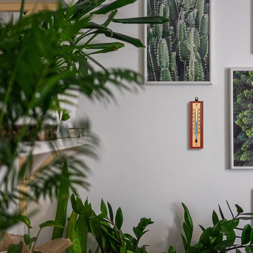 Termometro da camera con scala dorata (-10°C a +50°C) 12cm - 6