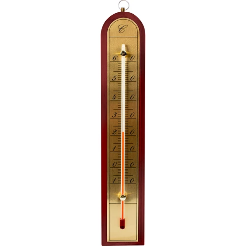 Termometro da camera con scala dorata (-10°C a +60°C) 28cm mix - 2