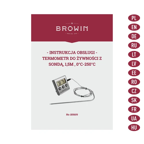 Termometro da cucina elettronico con sonda (0°C a 250°C) - 10