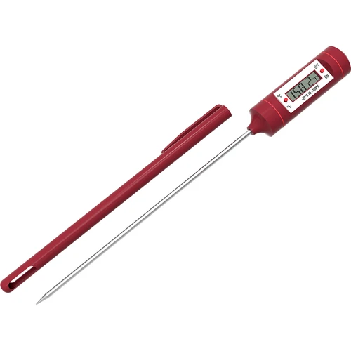 Termometro elettronico da cucina, LCD (da -20°C a +250°C), rosso