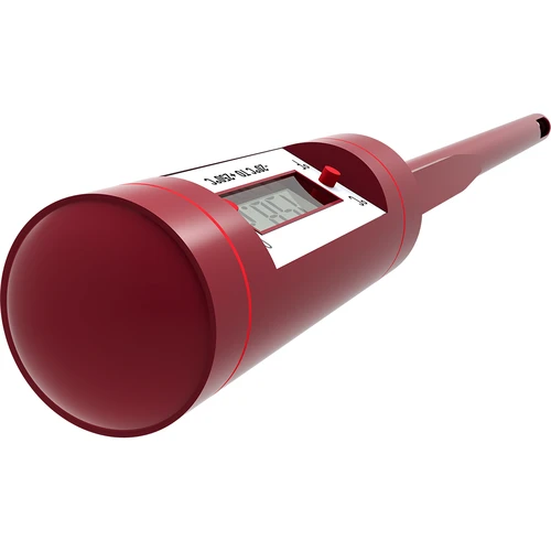 Termometro elettronico da cucina, LCD (da -20°C a +250°C), rosso - 4
