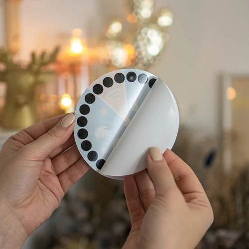 Termometro da interno a cristalli liquidi per la cameretta Ø 11 cm - 4