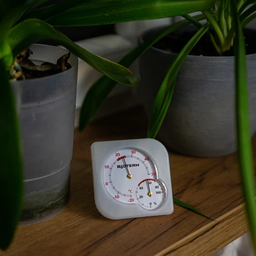 Termometro da interno bimetallico con igrometro (-20 a +50°C), bianco - 7