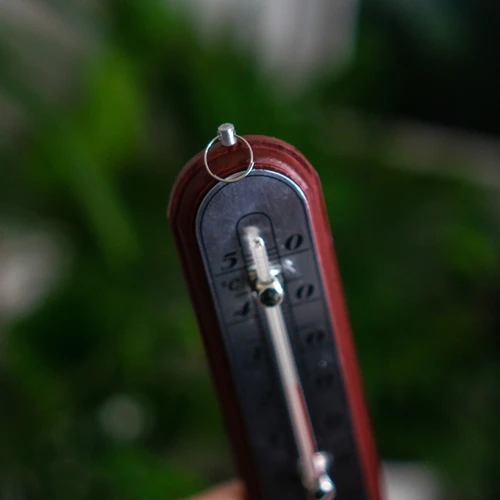 Termometro da interno con scala argentata (-10°C a +50°C) 16 cm assortito - 5