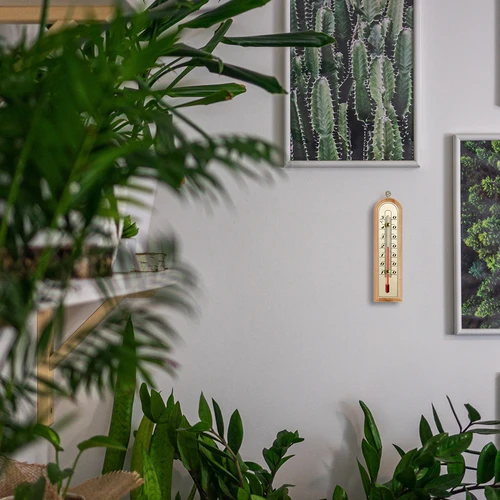 Termometro da interno con scala dorata (-10°C a +50°C) 16 cm - 5