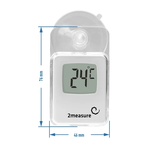Termometro elettronico con ventosa (-20°C a +50°C) - 3