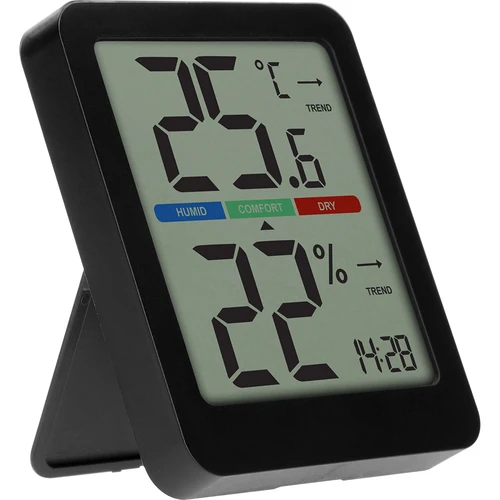 Termometro elettronico da camera, nero  - 1 