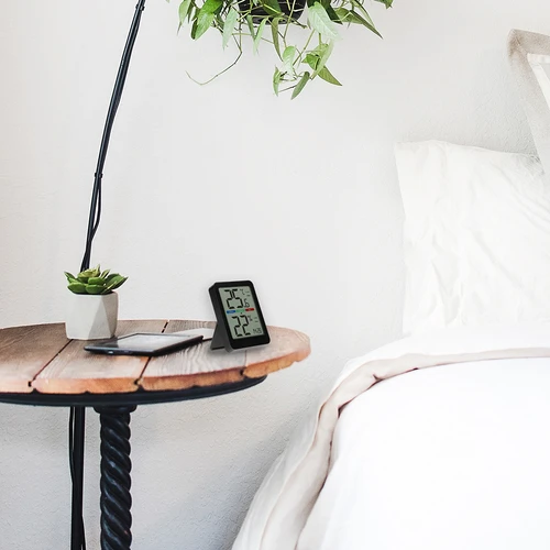 Termometro elettronico da interno, nero - 14