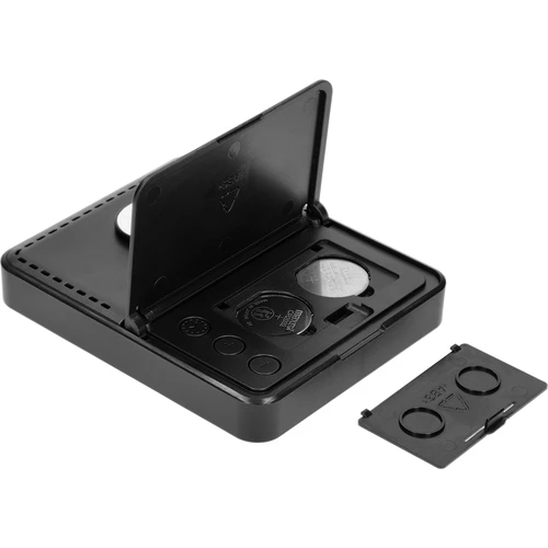 Termometro elettronico da interno, nero - 7