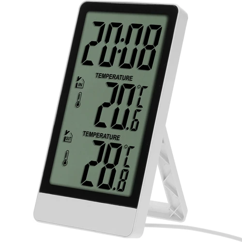 Termometro elettronico Soens – con sonda, bianco - 3