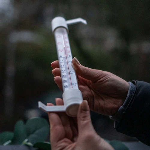 Termometro esterno bianco (-50°C a +50°C) 18 cm - 5