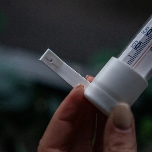 Termometro esterno bianco (-50°C a +50°C) 18 cm - 6