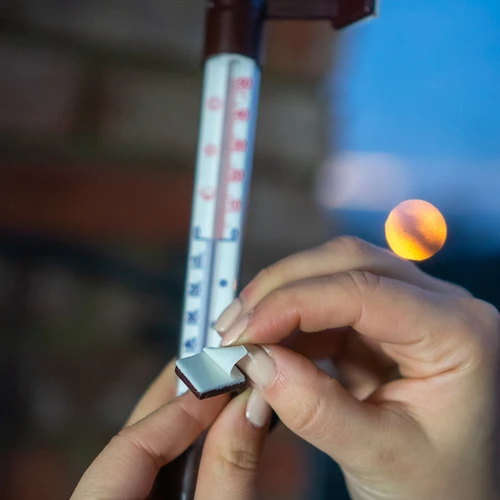 Termometro esterno marrone (-50°C a +50°C) 18cm - 6