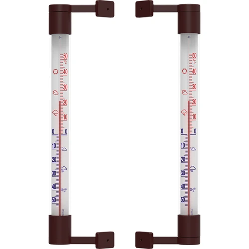 Termometro esterno marrone (-50°C a +50°C) 22cm - 3