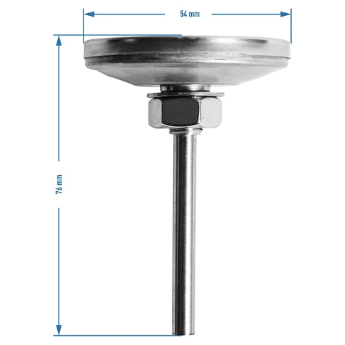 Termometro per affumicatore e BBQ (0°C a +250°C) 5,2cm - 8