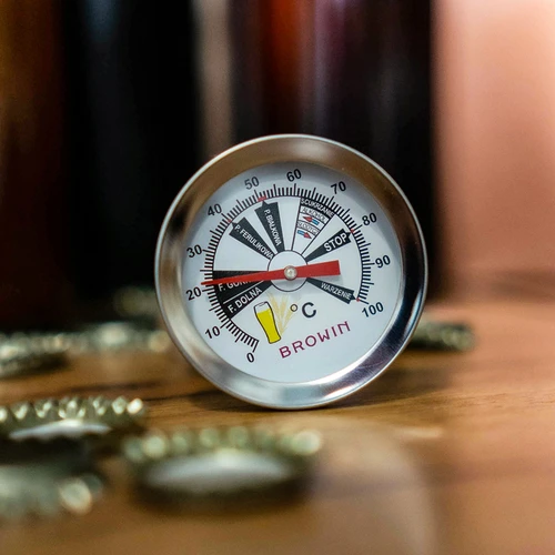 Termometro per birrificazione (da 0°C a +100°C) 31,5 cm - 4
