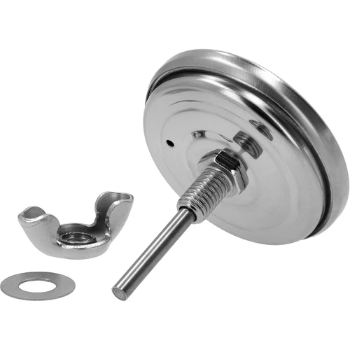 Termometro per griglia e BBQ, da 50 a +500°C, bimetallico, 5,3 cm - 3