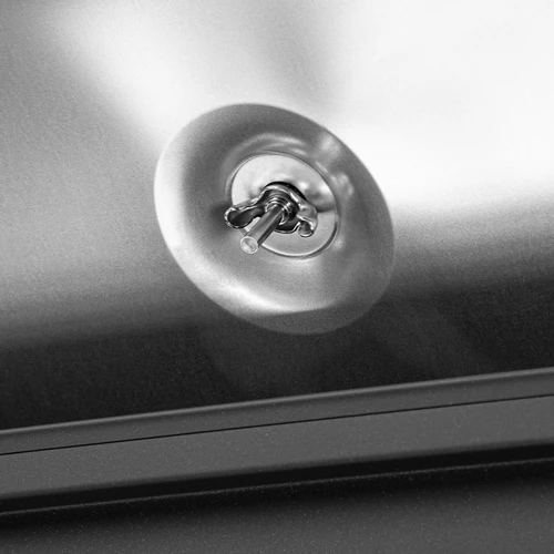 Termometro per griglia e BBQ, da 50 a +500°C, bimetallico, 5,3 cm - 5