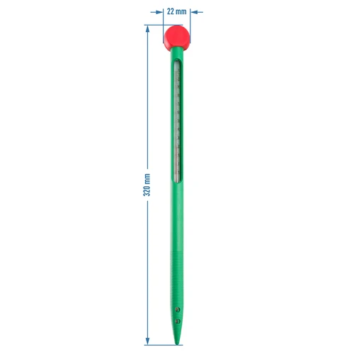 Termometro per suolo (0°C a +100°C) 32cm - 3