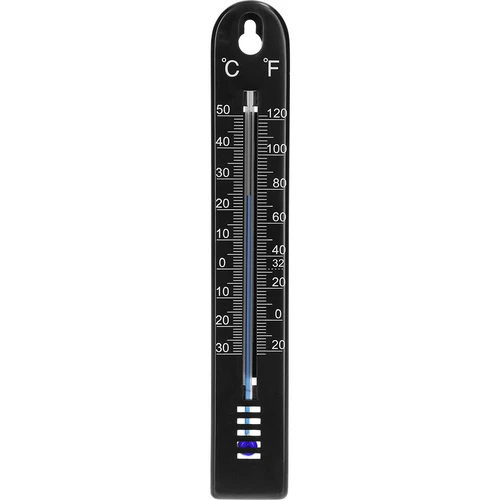 Termometro universale (-30 a +50°C), 17 cm, nero  - 1 
