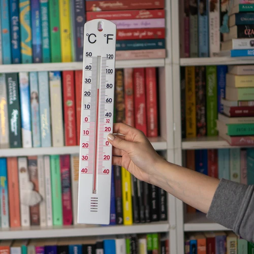 Termometro universale bianco (-40°C a +50°C) 40 cm - 3