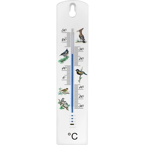 Termometro universale con grafica - uccelli (-30°C a +50°C) 20cm  - 1 