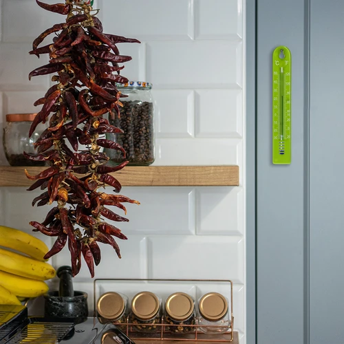 Termometro universale (da -30 a +50 °C), 17 cm, verde - 5