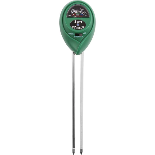 Tester del suolo 3 in 1 - pH, umidità, esposizione al sole  - 1 